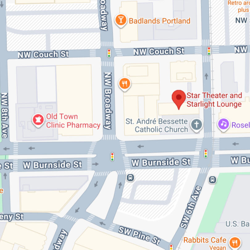 Star Theater Map
